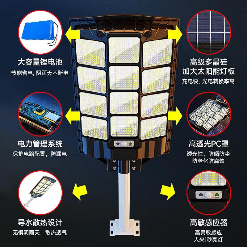 太阳能户外路灯/led太阳能灯 / led太阳能路灯/路灯细节图