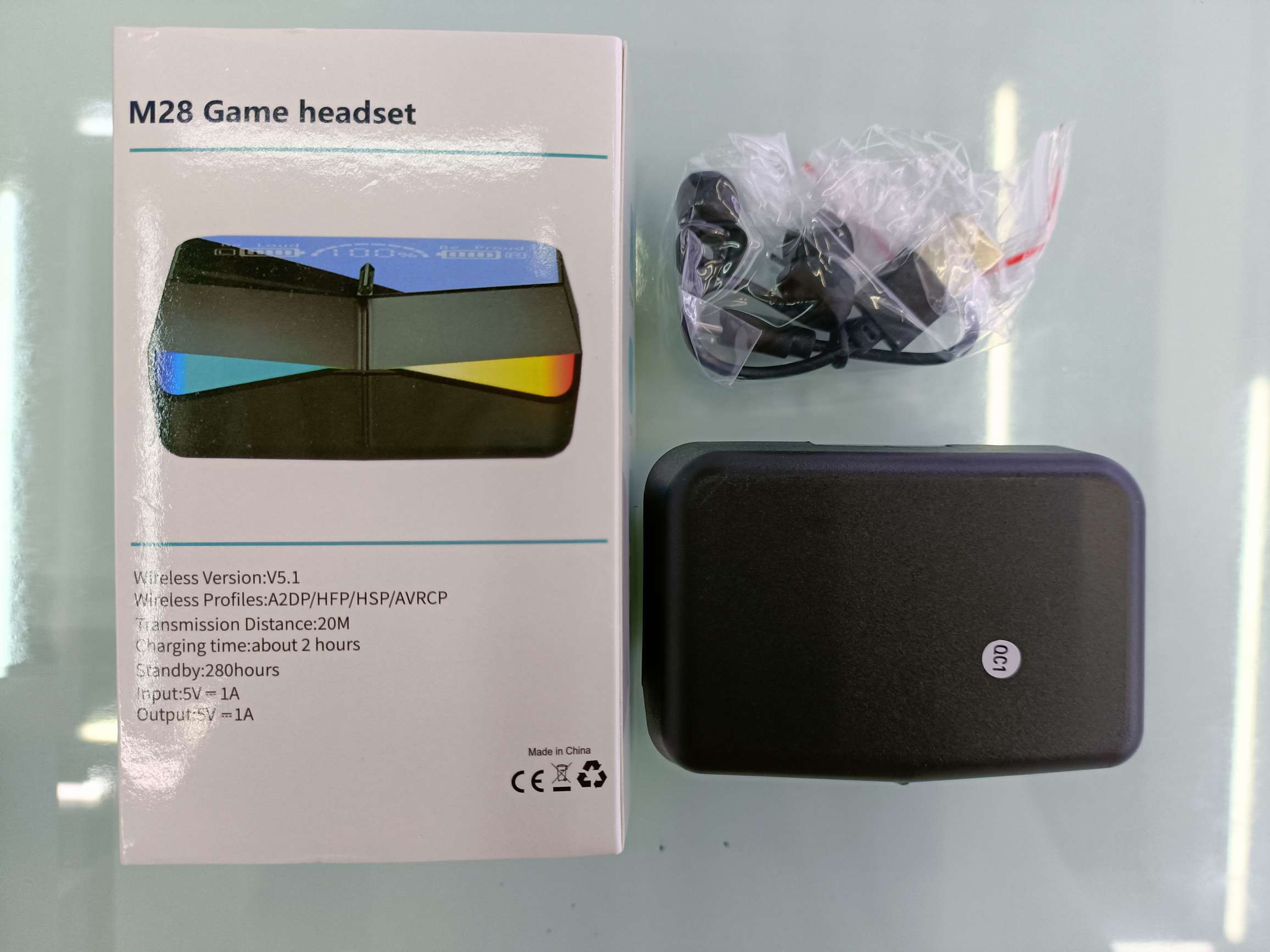 The M28 Bluetooth headset lights up the cockpit digital mirror details Picture