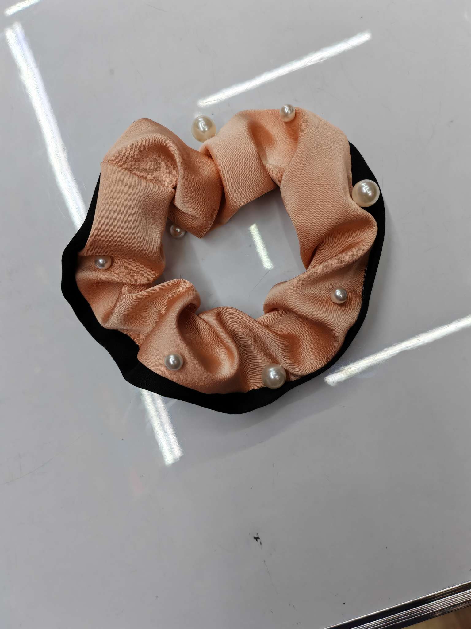 Pop headband jewelry ring with two sides popping down three point drill jewelry ring plush rabbit ears on four sides popping down down jewelry ring 86