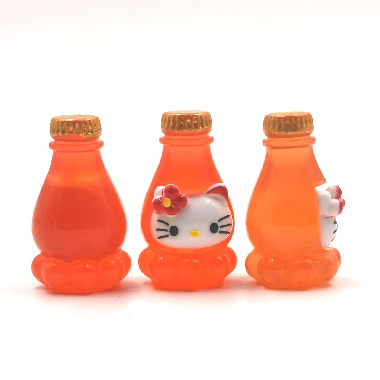 Simulation food toy bottles, kt cat bottles, sand bottles, supermarket and convenience store ornaments, hanging ornaments, Tietile resin accessories, Crocs, diy handicrafts, 300 pieces per package detail image 3