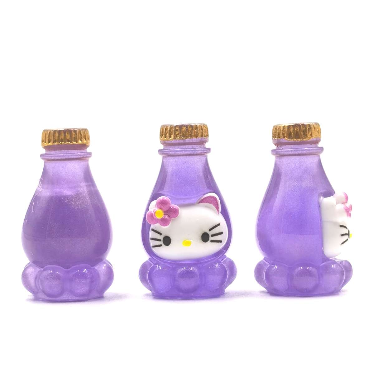 Simulation food toy bottles, kt cat bottles, sand bottles, supermarket and convenience store ornaments, hanging ornaments, Tietile resin accessories, Crocs, diy handicrafts, 300 pieces per package detail image 4