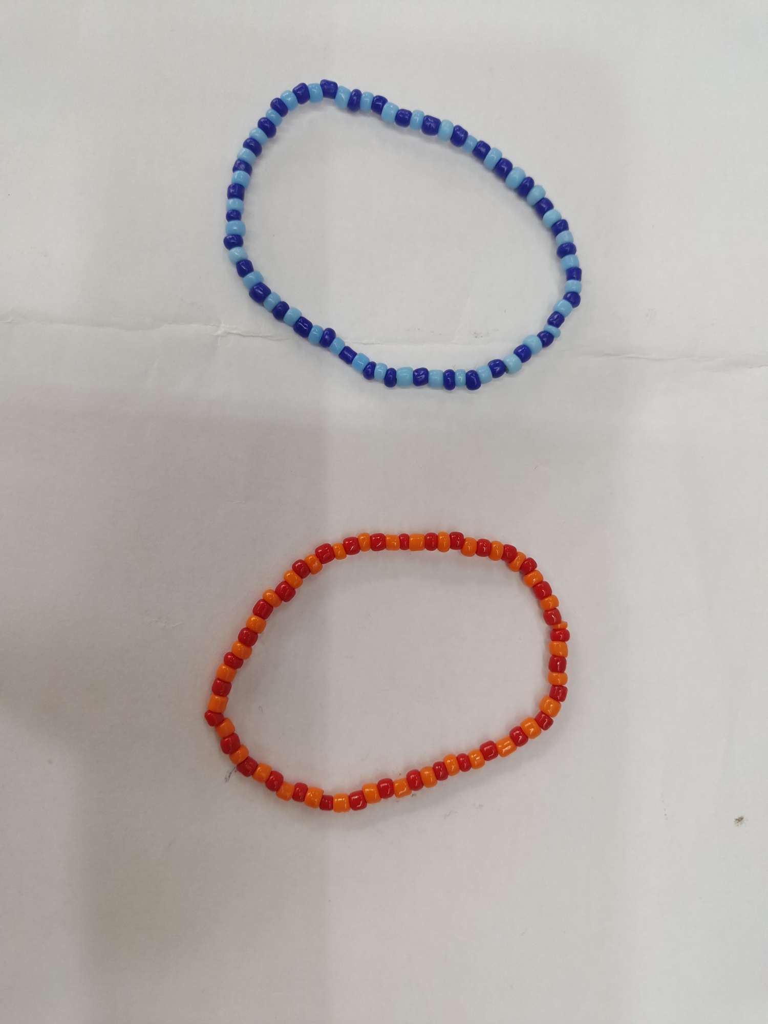 2023 Pop pop Indian rice beads interval flower bracelet