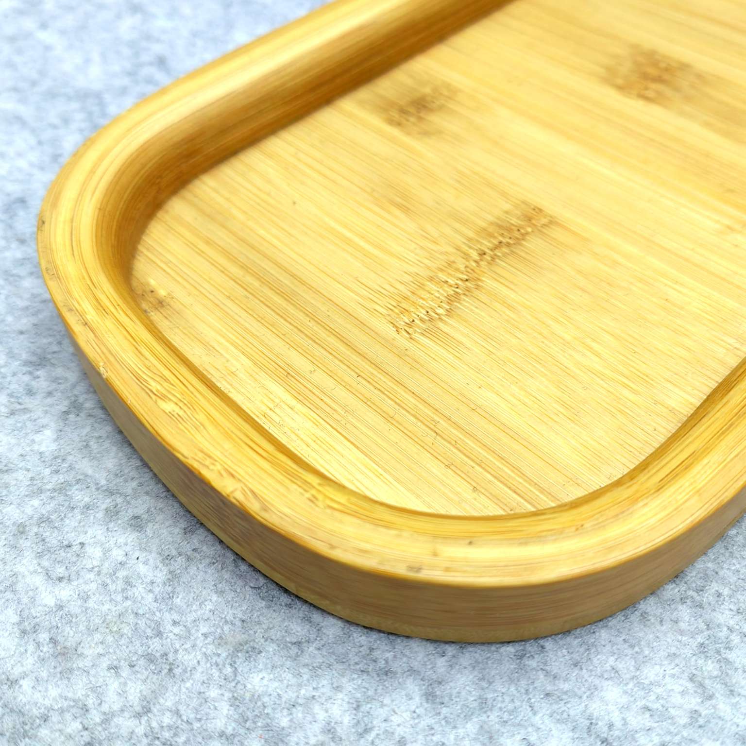 Jiehao Bamboo and Wood Japanese-style bamboo and wood trays, round wooden plates, dinner plates, bamboo tea trays, wooden fruit trays for restaurants and hotels, teapot trays Specification image