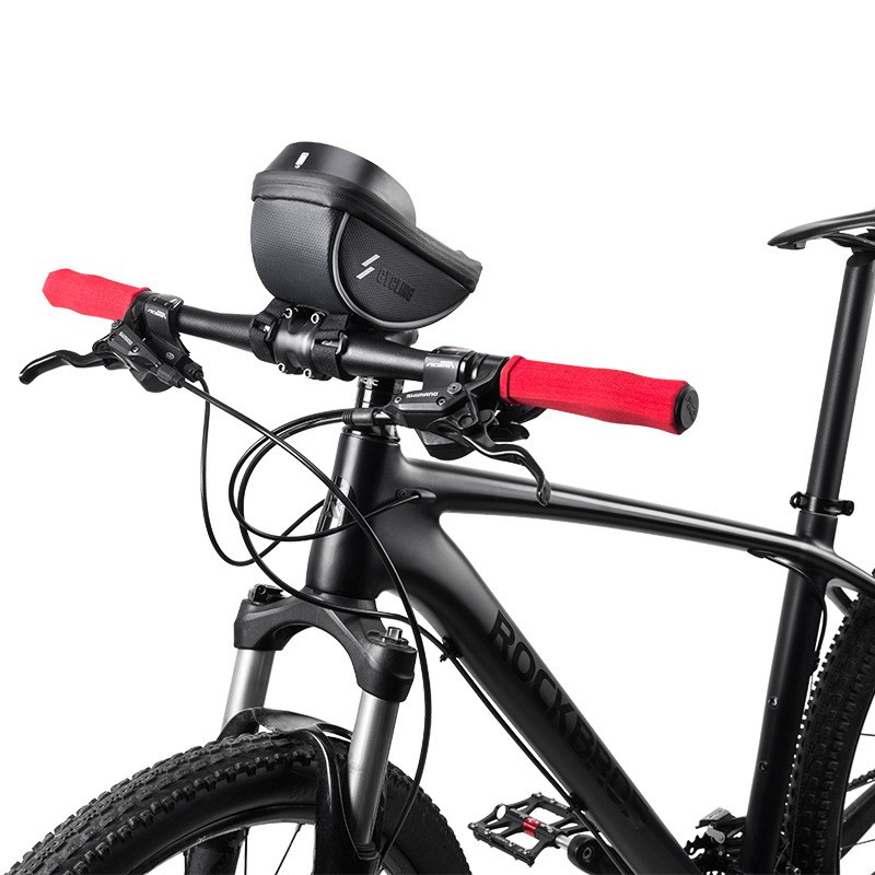 Z-010-4 bicycle mobile phone touch screen cover, front cover, hard shell touch screen cover, mountain bike handlebar cover, upper tube cover, front beam cover details Picture