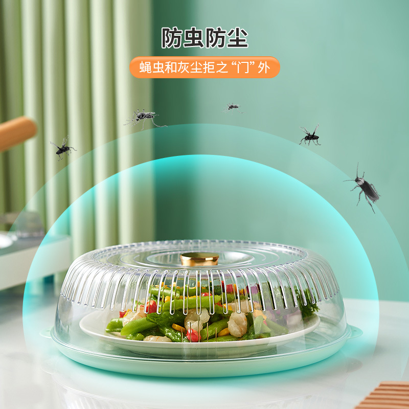 The 2023 new household multi-layer winter fresh-keeping and dust-proof leftover food cover can be stacked Application Scenario