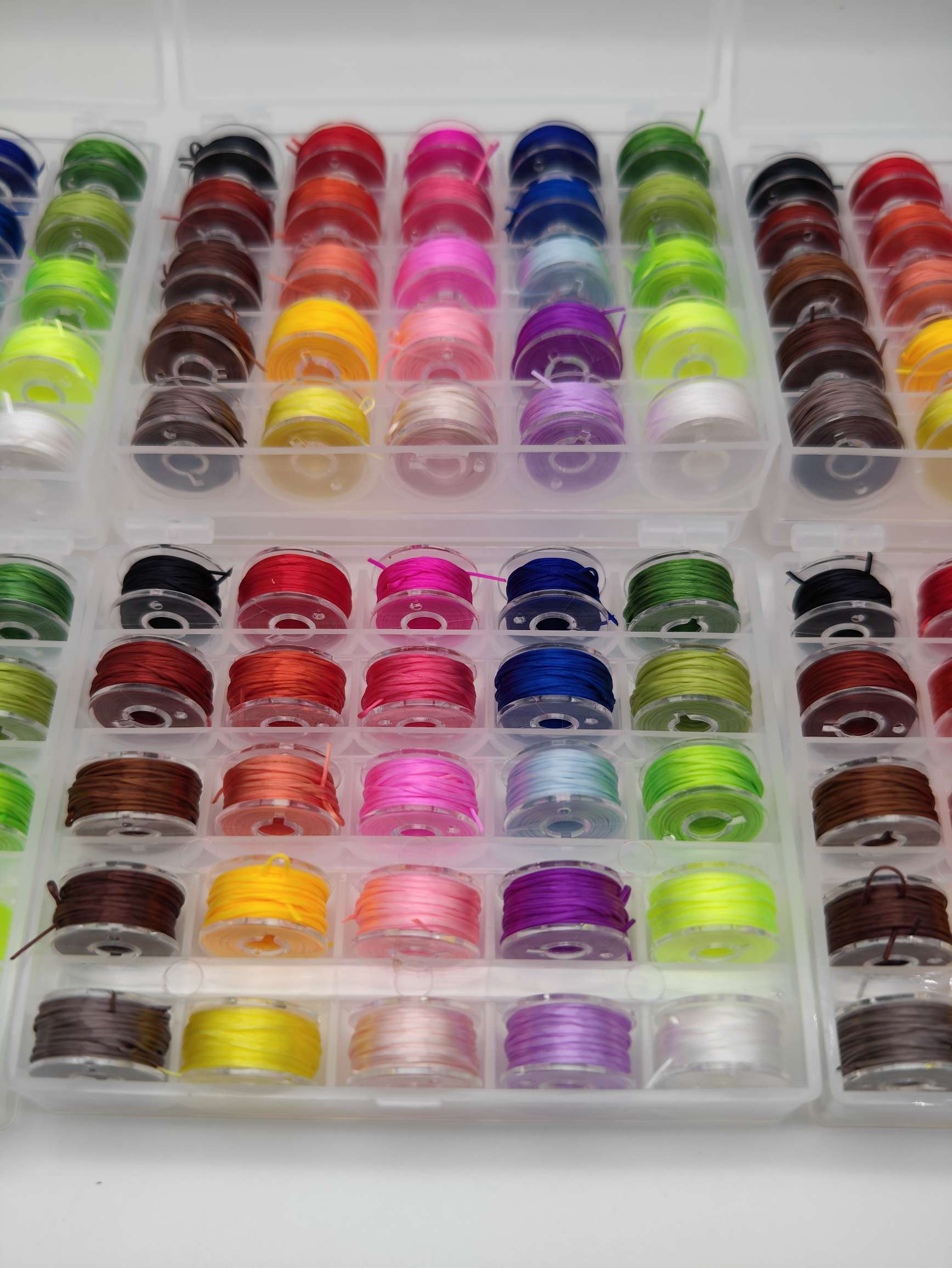 A box of 25 rolls of imported Duke line, mixed color diy handcrafted detail image 2