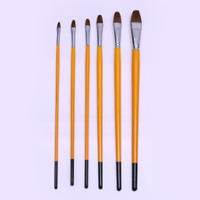 新款美术用品6件套画笔 美术培训班画室学生画画练习笔油画笔批发