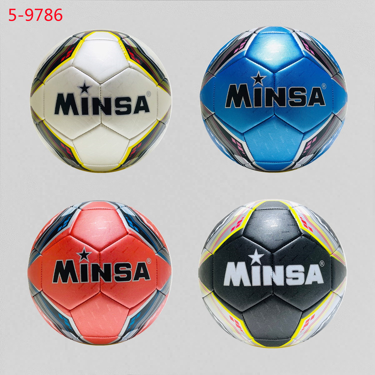 Football factory direct sales MINSA football, size 5 TPEstandard machine-sewn football, adult football school student training special custom logo.