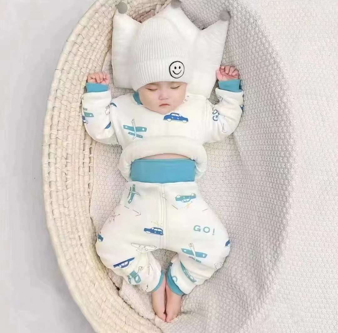 秋冬款 
宝宝保暖纯棉套装 
四个码子 66-73-80-90 
一手四套起批详情图7