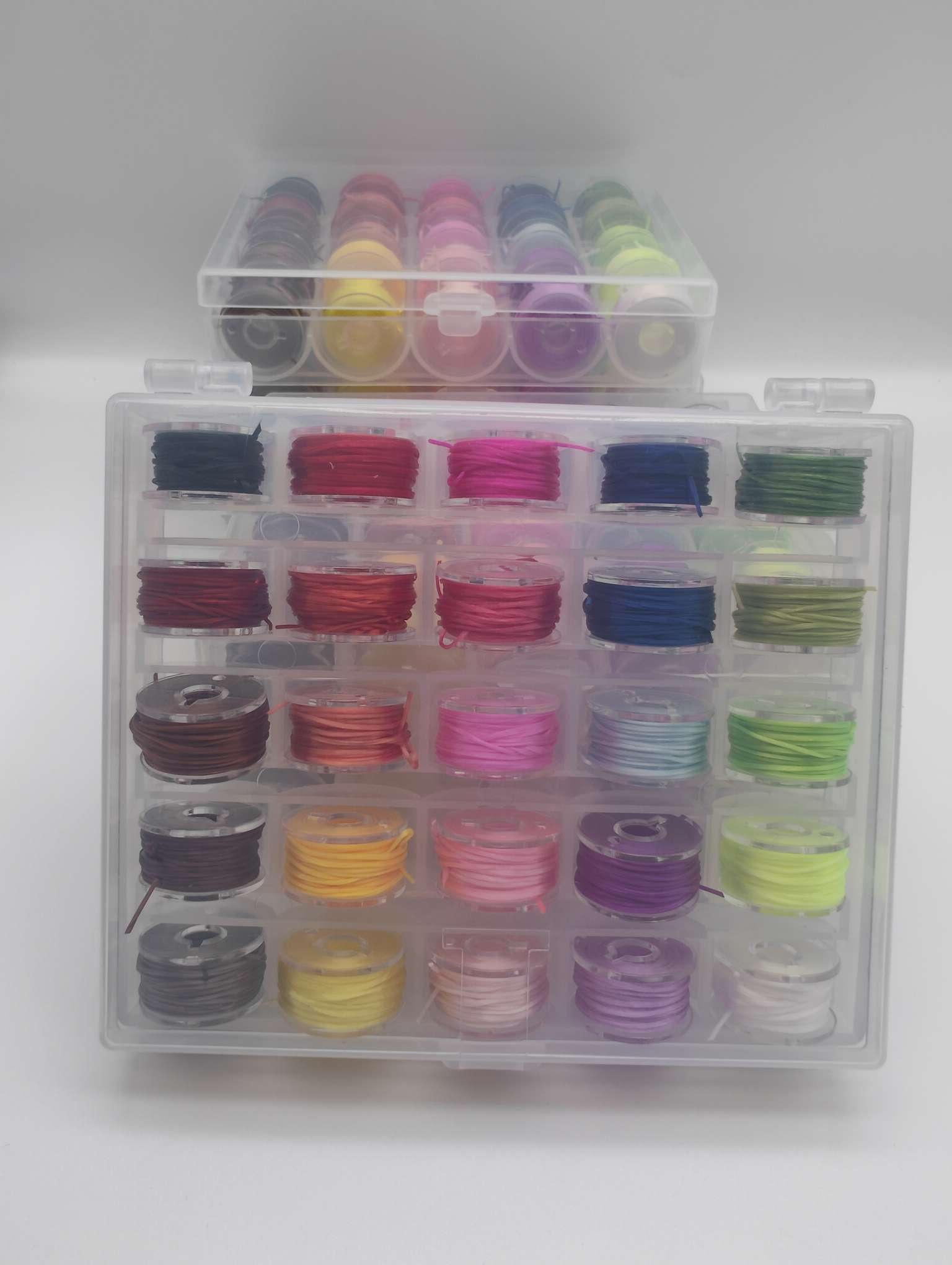 A box of 25 rolls of imported Duke line, mixed color diy handcrafted detail image 4