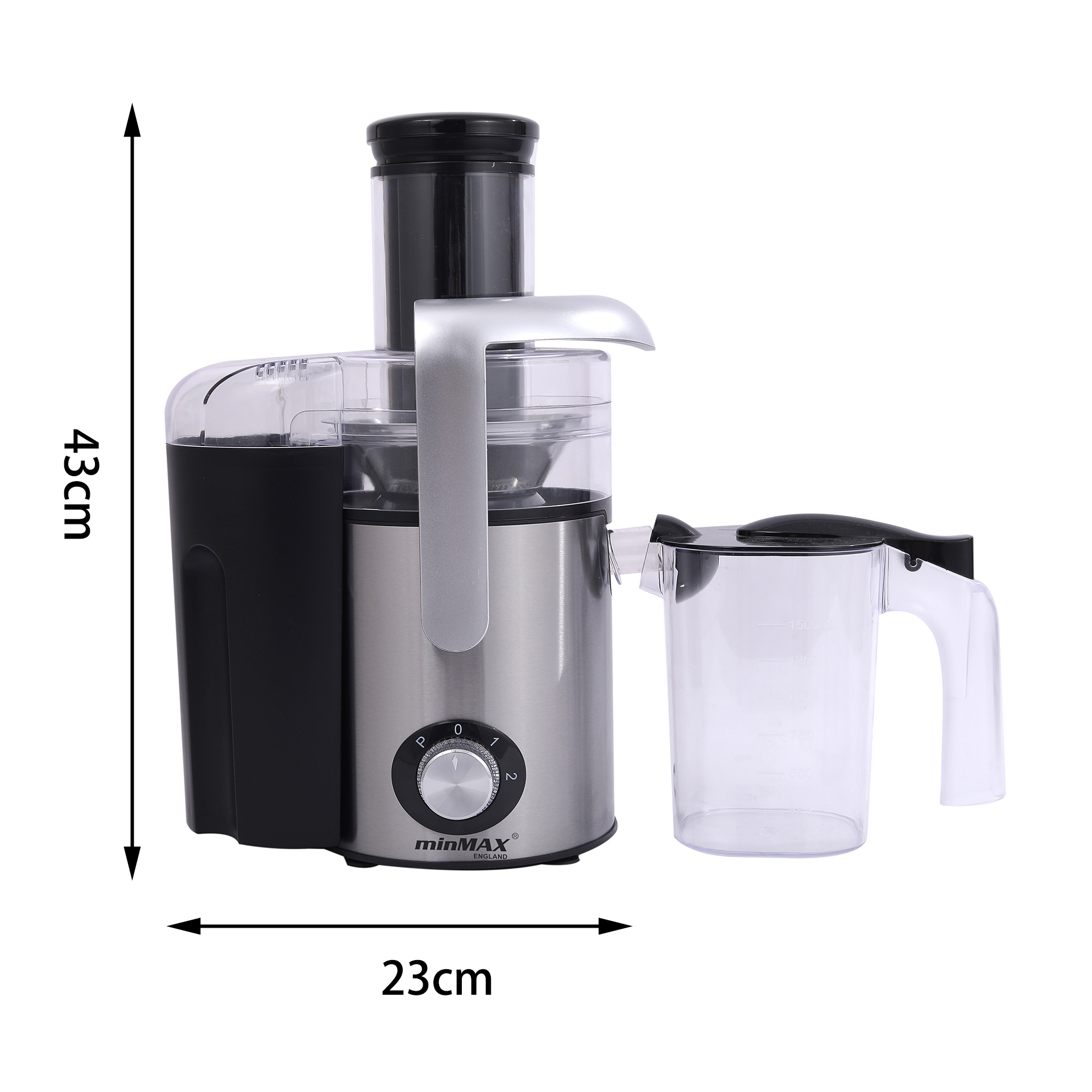 minMAX multi-functional household centrifugal juicer, electric fruit and vegetable juicer, residue and juice separator, original juicer and food processor Item Picture