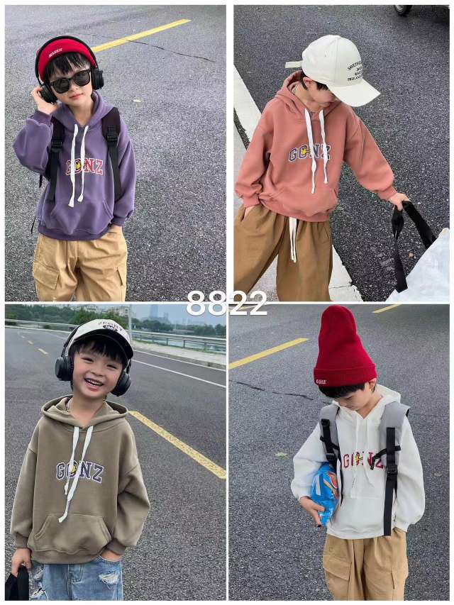 中童/帽子卫衣/秋款上新产品图