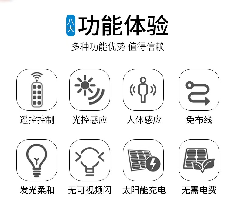 过道室外吸顶灯太阳能灯新款家用客厅走廊阳台照明灯太阳能吸顶灯详情10