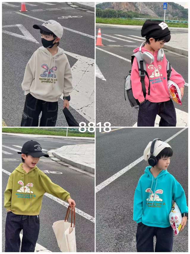中童 帽子卫衣 秋款上新
五个码子100.110.120.130.140
 精品好质量。低价批发