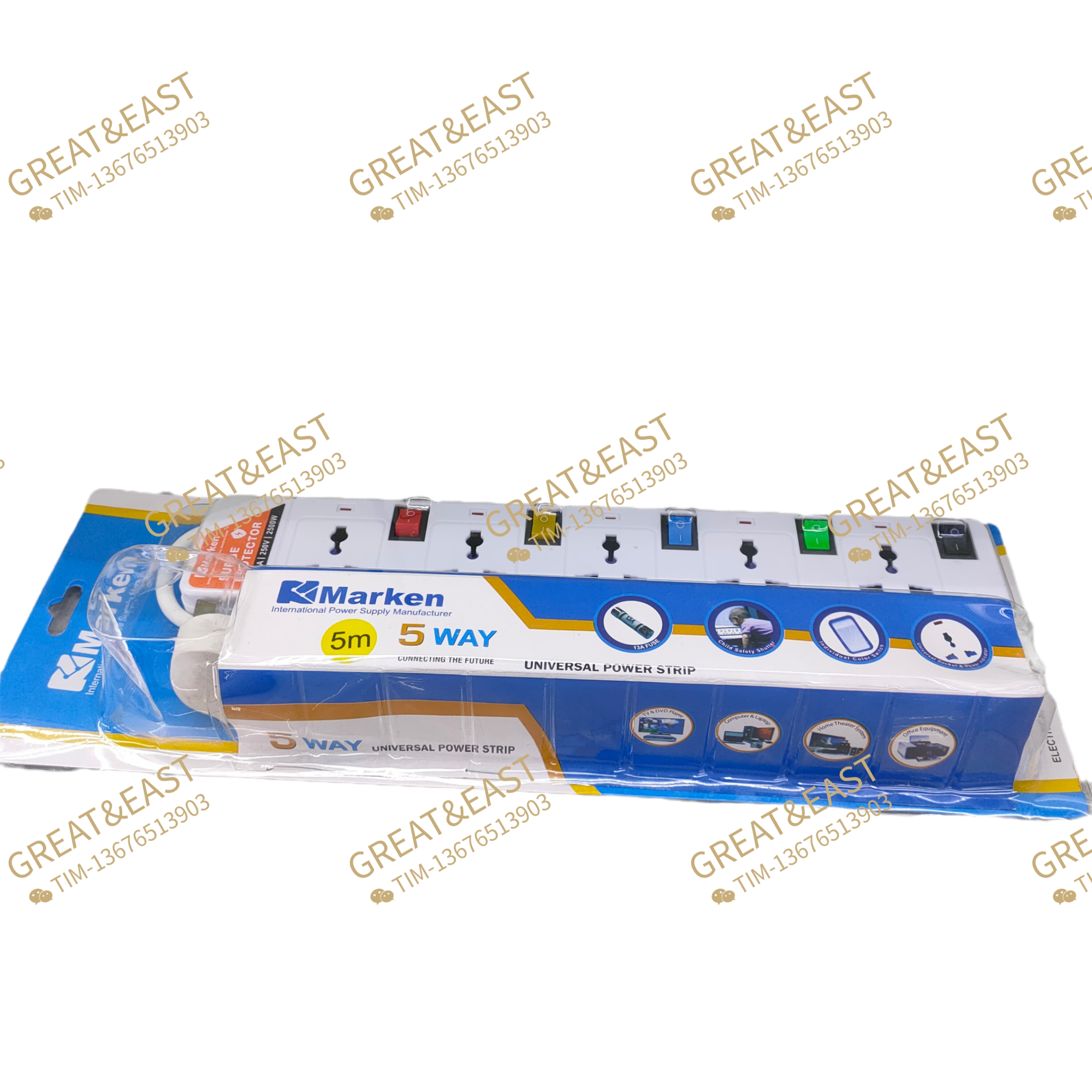 British-style multi-functional power strip for electrical products details Picture