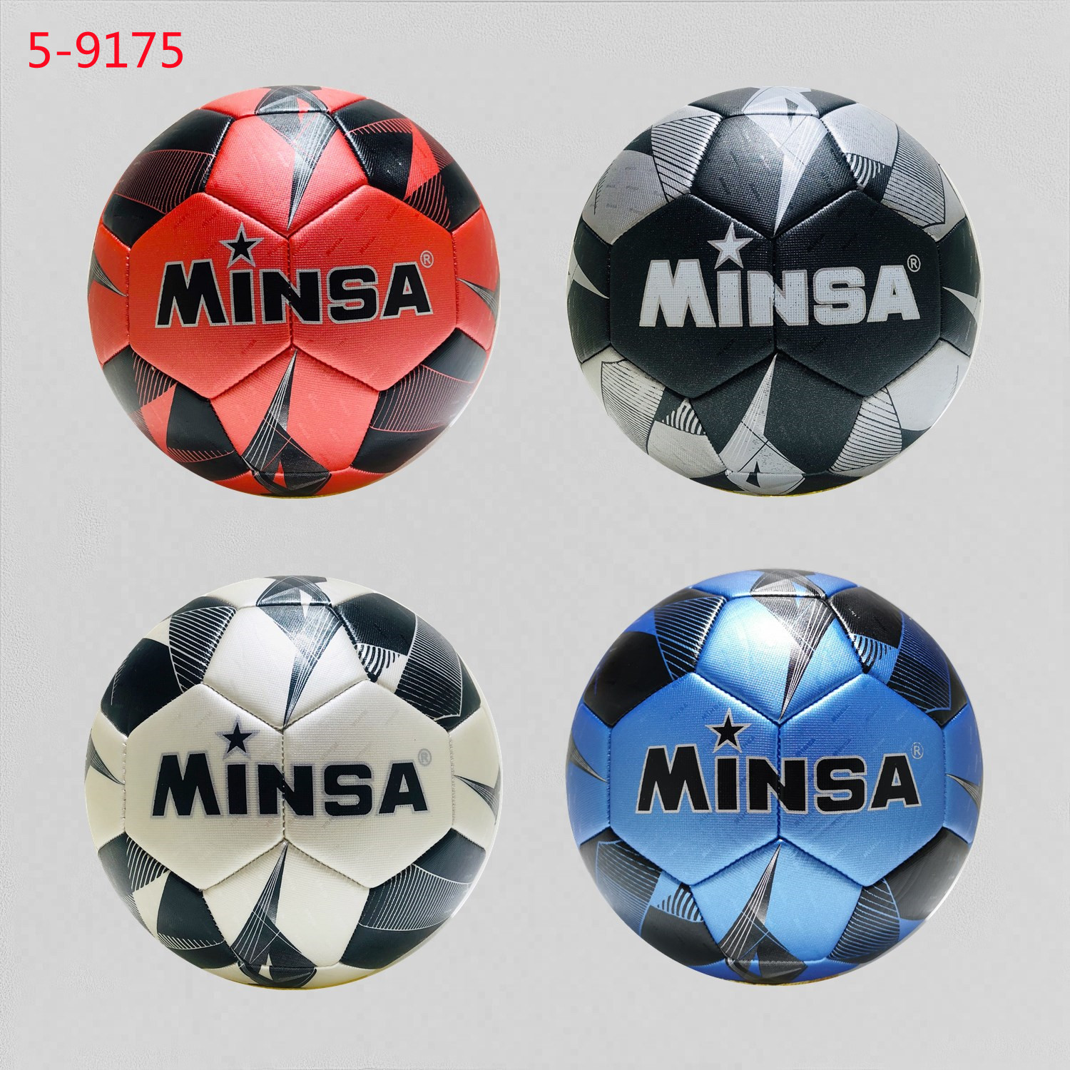 Football Factory Direct Sales MINSA No. 5 TPE  Machine sewing Football Student Training Match Wear-resistant Can Customize LOGO thumbnail