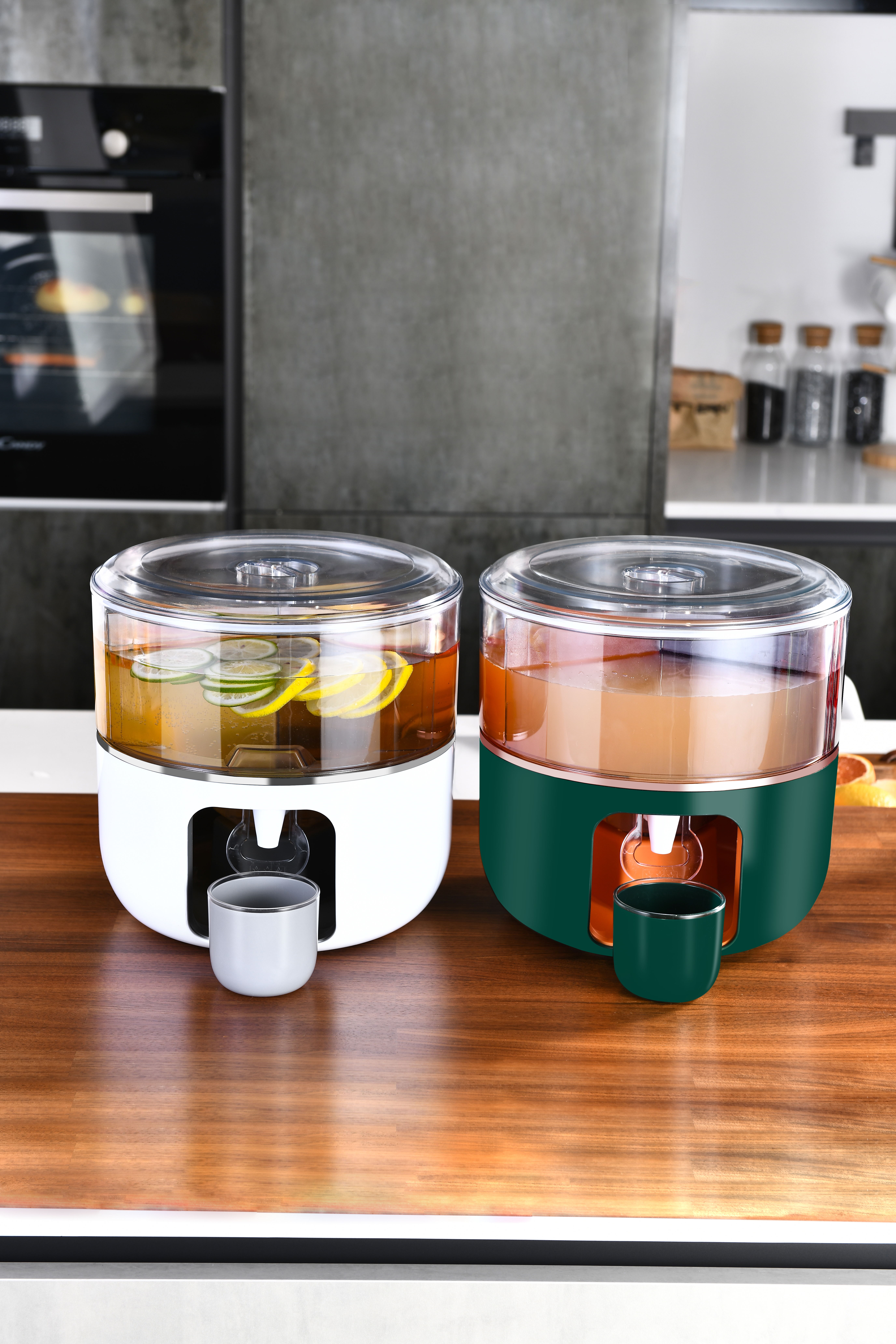 果汁桶耐高温玻璃果汁饮料桶餐厅大容量花茶桶