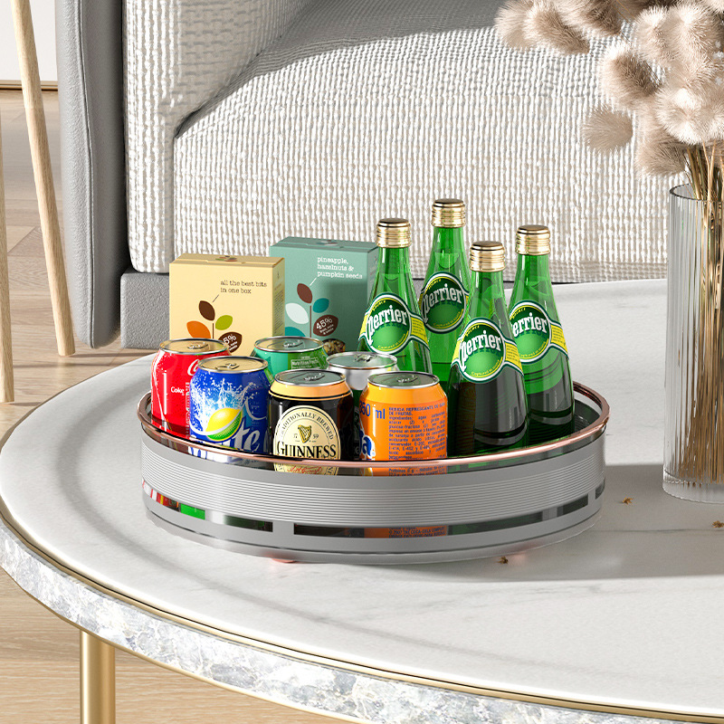 Multi-functional rotating kitchen storage rack, cosmetics storage box, countertop seasoning box, seasoning jar, fruit and vegetable storage plate