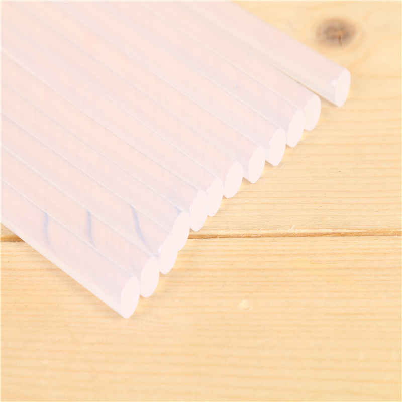 Guke Hot Melt Adhesive Stick 1902, fully transparent hot melt adhesive stick 7*270mm, suitable for small adhesive guns, factory direct sales Item Picture
