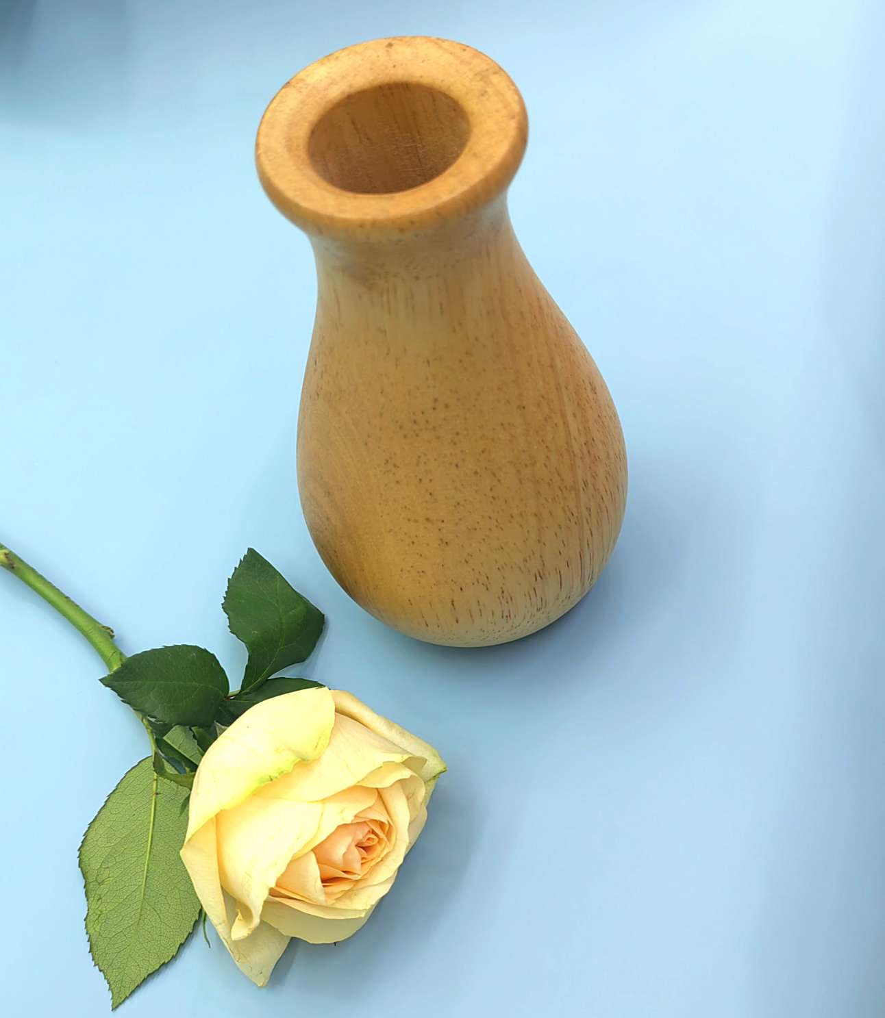 Bamboo rubber wood wood handle Selection Lotus wood handle Household kitchenware Practical wood products Wood crafts Wood handle