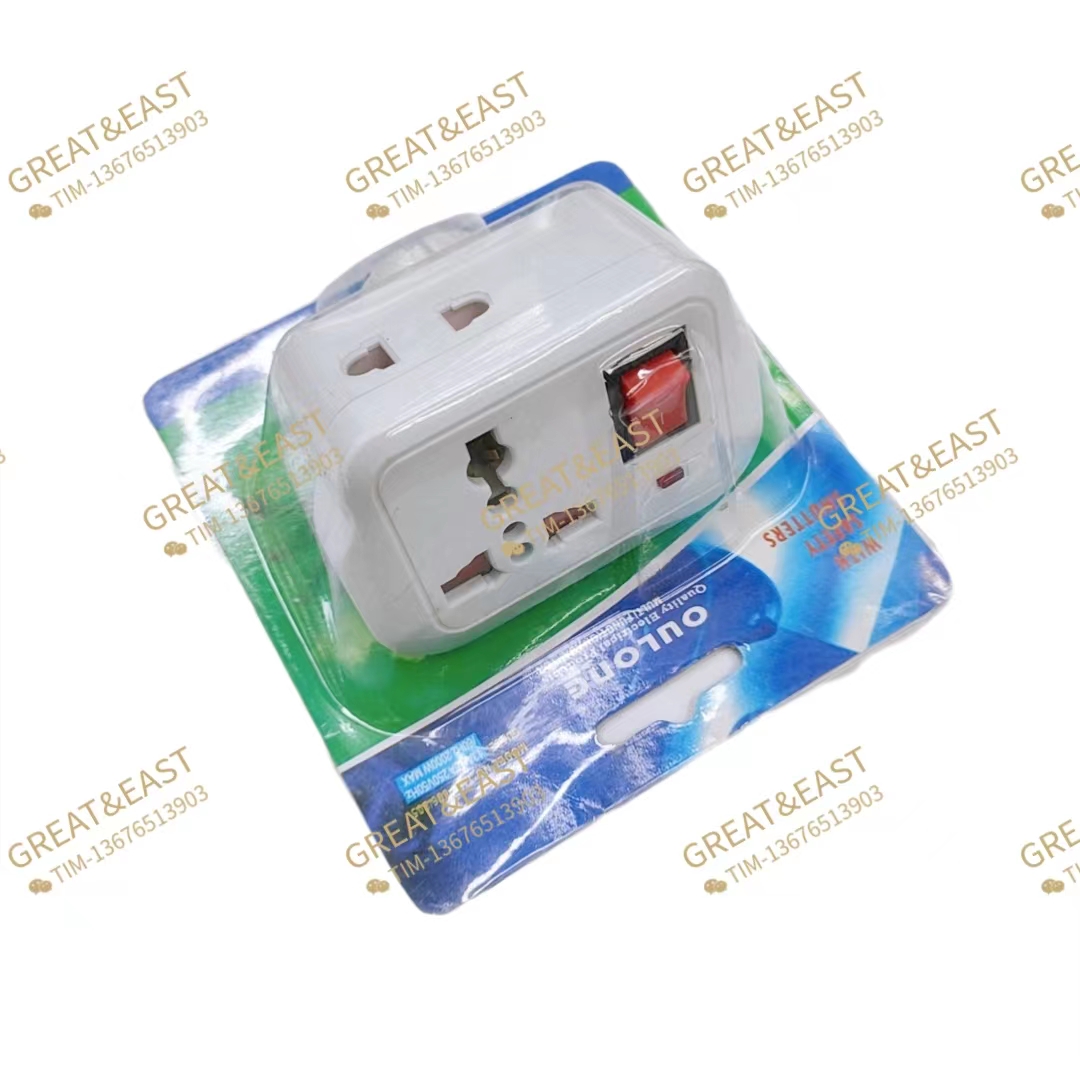 European-style conversion plug for electrical products, multi-functional conversion plug, switch control