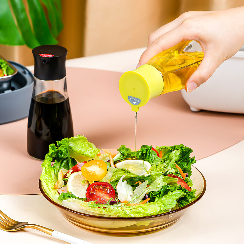 日式玻璃小油壶调味瓶厨房油壶防漏家用厨房防漏挂油酱油醋控量