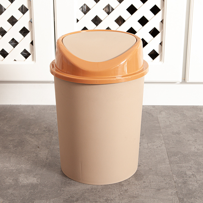 Dry and wet classified trash cans, flap trash cans, household garbage baskets, covered bathroom trash cans Application Scenario