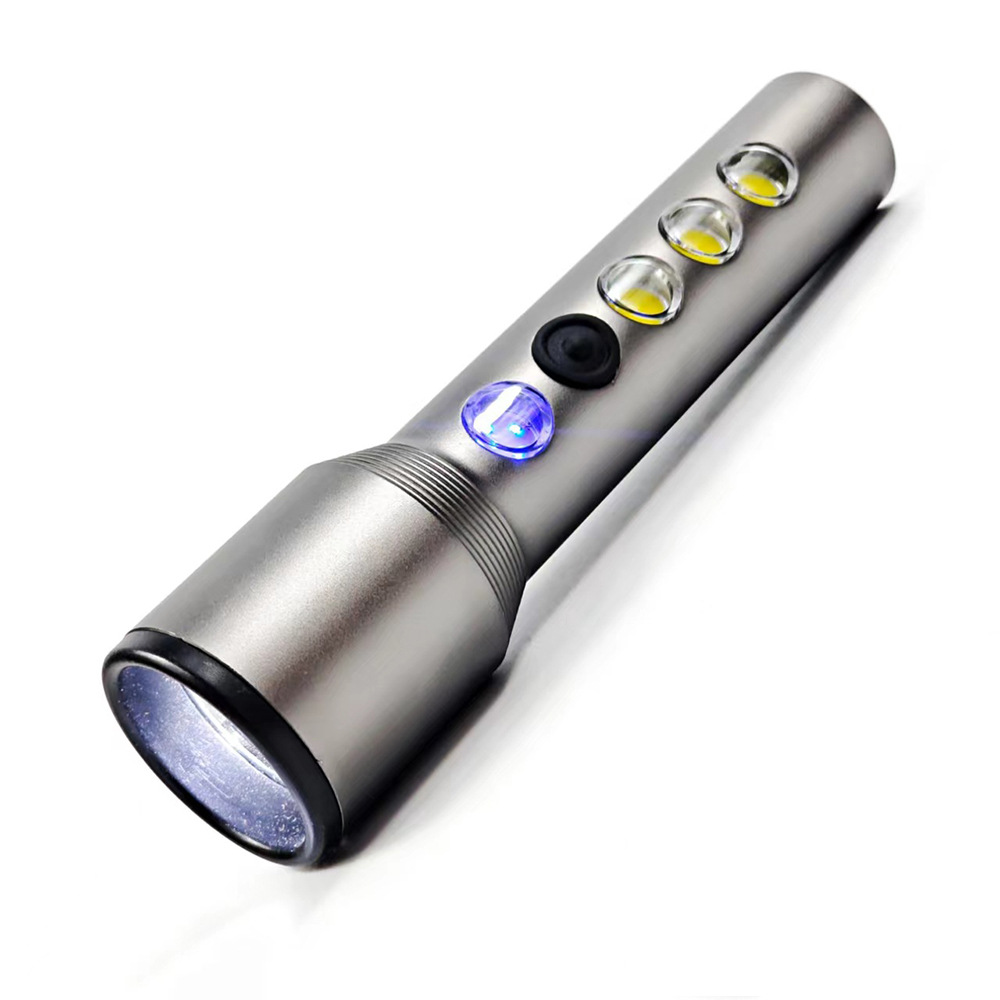 Outdoor flashlight explosion-proof strong light long-range led with side light, multi-functional self-defense flashlight wholesale, high-power lighting Specification image