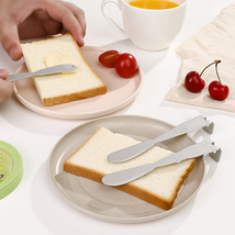 TAIDAMI 日本黄油刀涂抹刀涂面包吐司抹酱迷你牛油奶酪果酱刀可立小抹刀