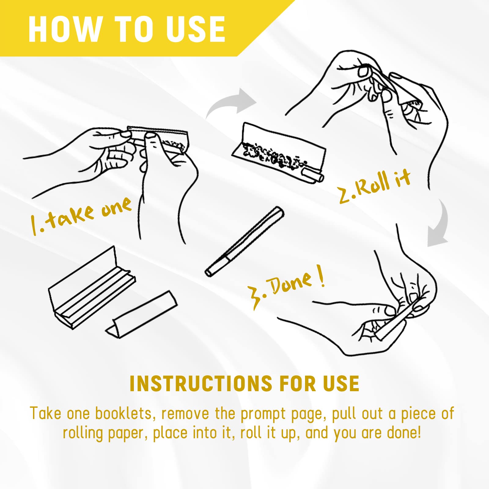 rolling/booklet/paper白底实物图