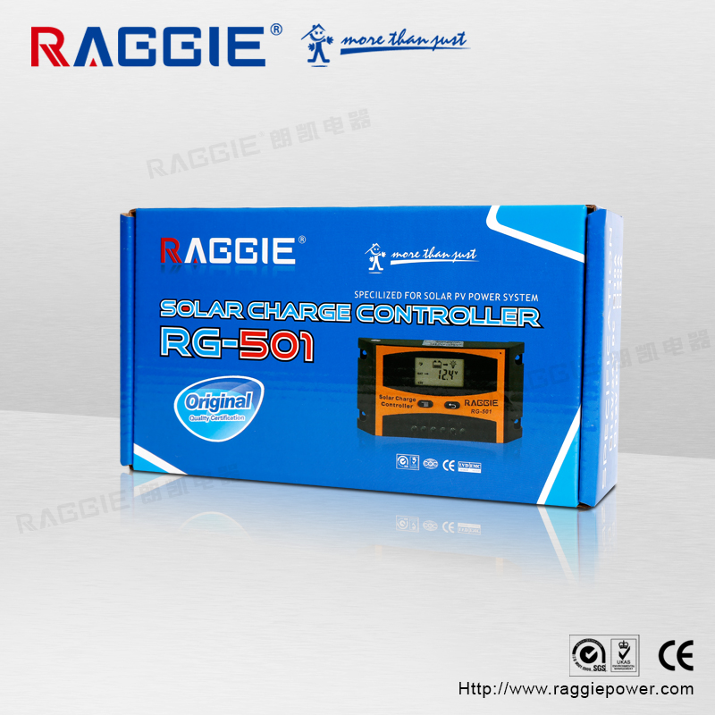 Raggie Rg-501 20A Solar Controller System Fully Automatic Universal 12/24V Item Picture