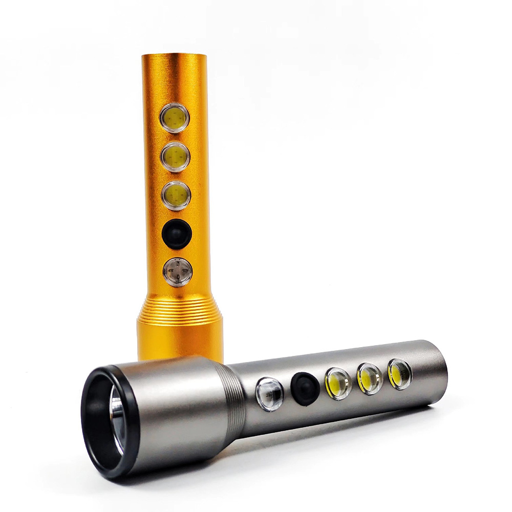 Outdoor flashlight explosion-proof strong light long-range led with side light, multi-functional self-defense flashlight wholesale, high-power lighting Application Scenario