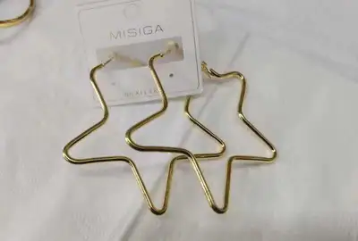 Five-Pointed Star Earrings