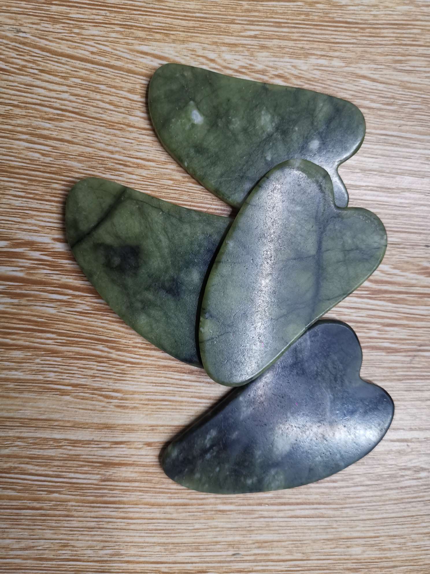 天然玉石刮痧板多面通用面部眼部脸部美容牛角刮板美容板