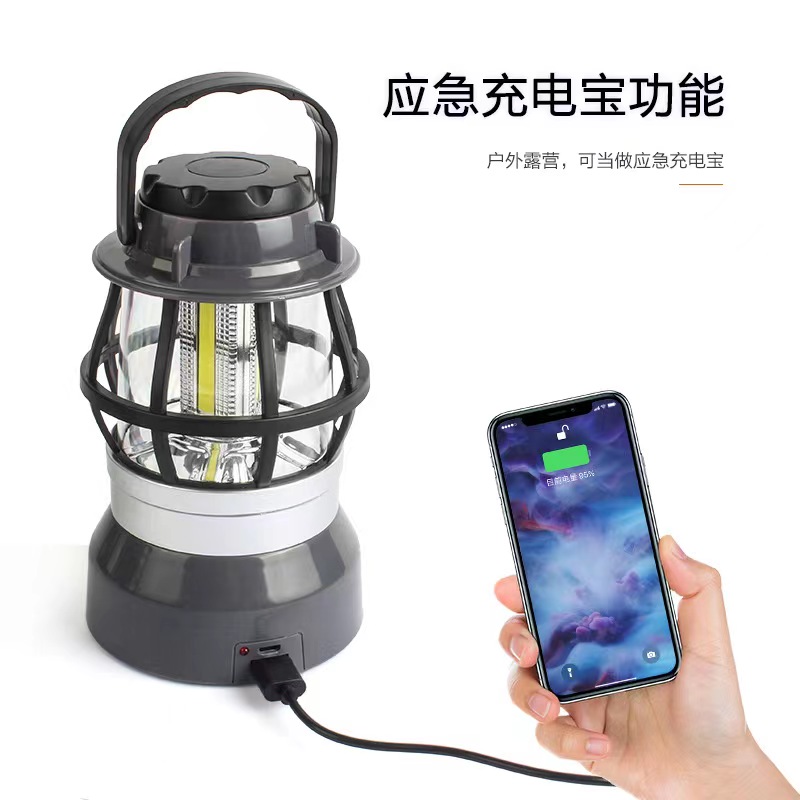 新款露营灯野营灯复古马灯帐篷灯户外灯充电灯营地灯手提灯照明灯  8118