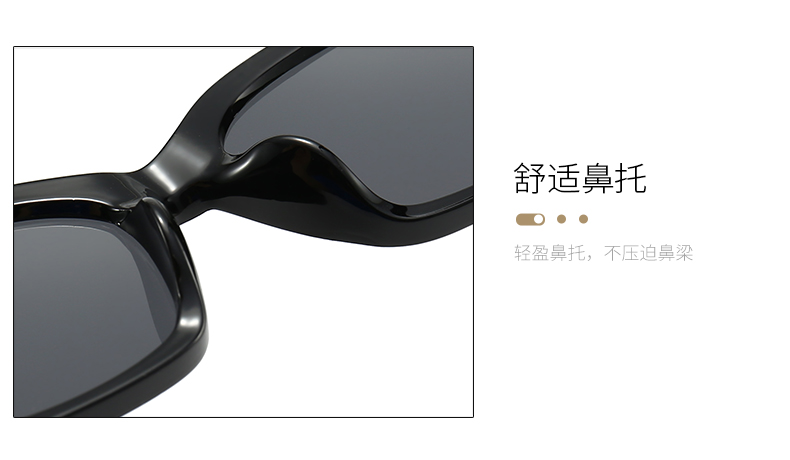 跨境女士小框方形太阳镜欧美复古B家个性墨镜sunglasses5445详情20
