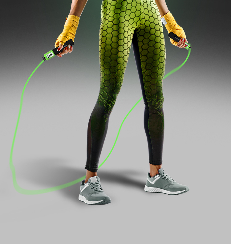 工厂直销正品胜派LH-8530学生跳绳计数手柄学校考试跳绳防滑手柄长度可调耐磨防绕成人室外训练学生健身跳绳详情4