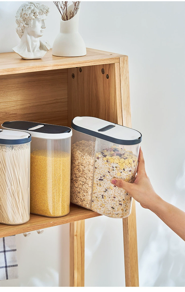 Q35-6623 Grain and Cereal cans, food storage boxes, kitchen nut storage cans, grain separation storage sealed cans detail image 4