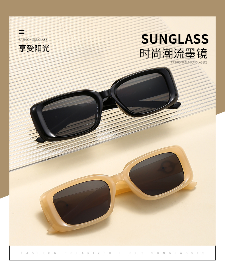 新款时尚潮流欧美跨境猫眼太阳眼镜男女士ins凹造型墨镜5441详情4