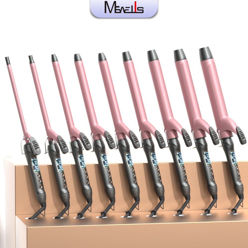 8603A-KB curling iron manufacturer wholesale temperature-controlled curling iron ceramic glaze curling iron shaping rod 9mm, curling rod 38mm