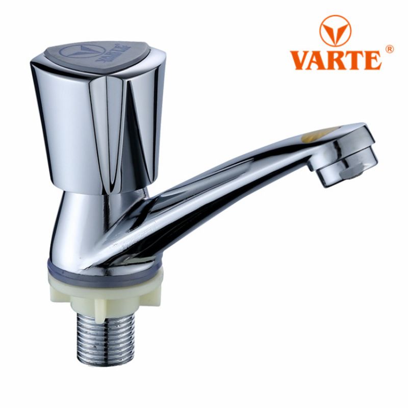 330g VARTE锌合金主体锌合金手轮塑料压帽单冷面盆龙头