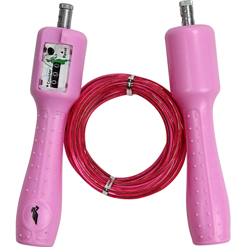 Shengpai LH-8531 Bearing Jump Rope Wire Rope Length Adjustable Non-slip Handle Fitness Jump Rope Item Picture