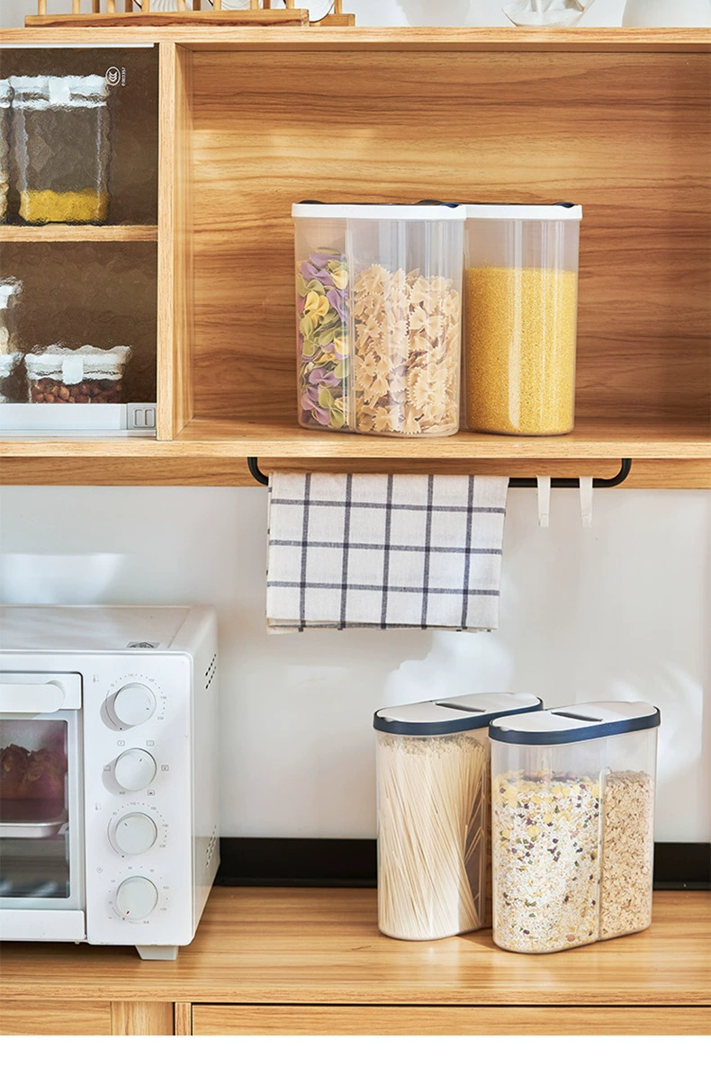 Q35-6623 Grain and Cereal cans, food storage boxes, kitchen nut storage cans, grain separation storage sealed cans detail image 8