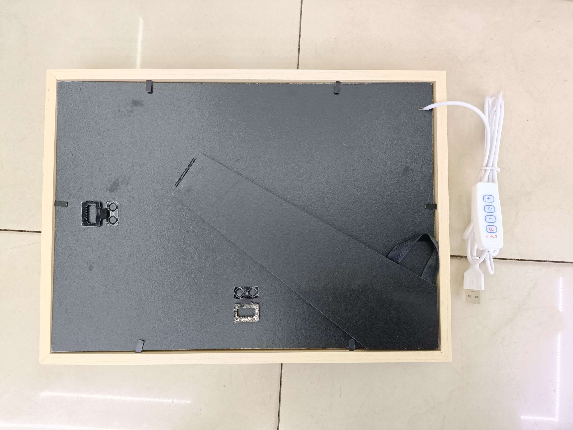 木框灯光画 usb接口 三种灯光  创意灯 图案多详情图11