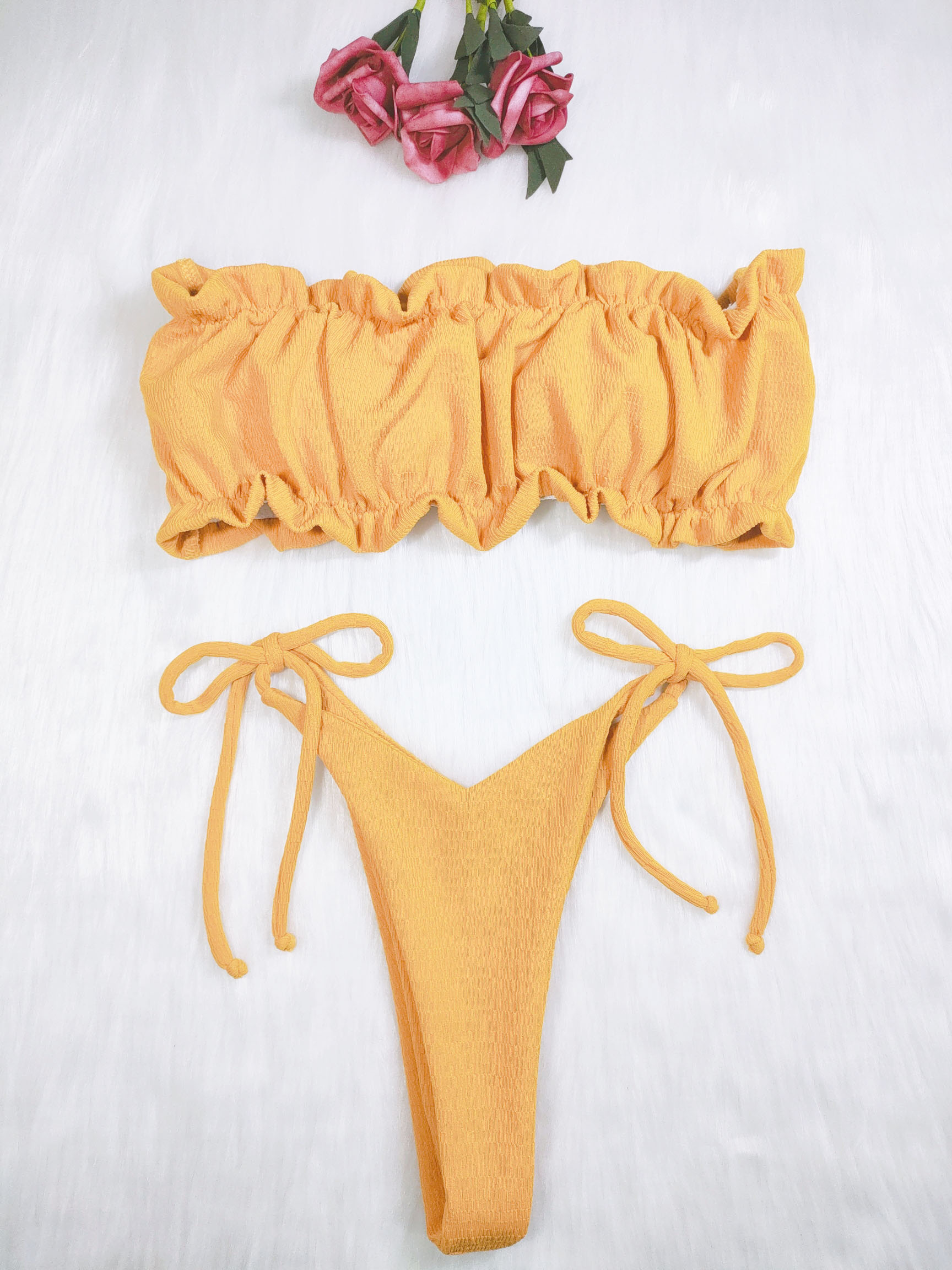 Factory direct sales Europe and America sexy sweet women's bikini RG2020010 thumbnail