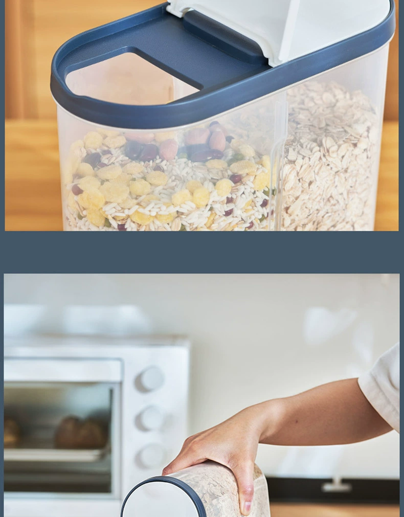 Q35-6623 Grain and Cereal cans, food storage boxes, kitchen nut storage cans, grain separation storage sealed cans detail image 5