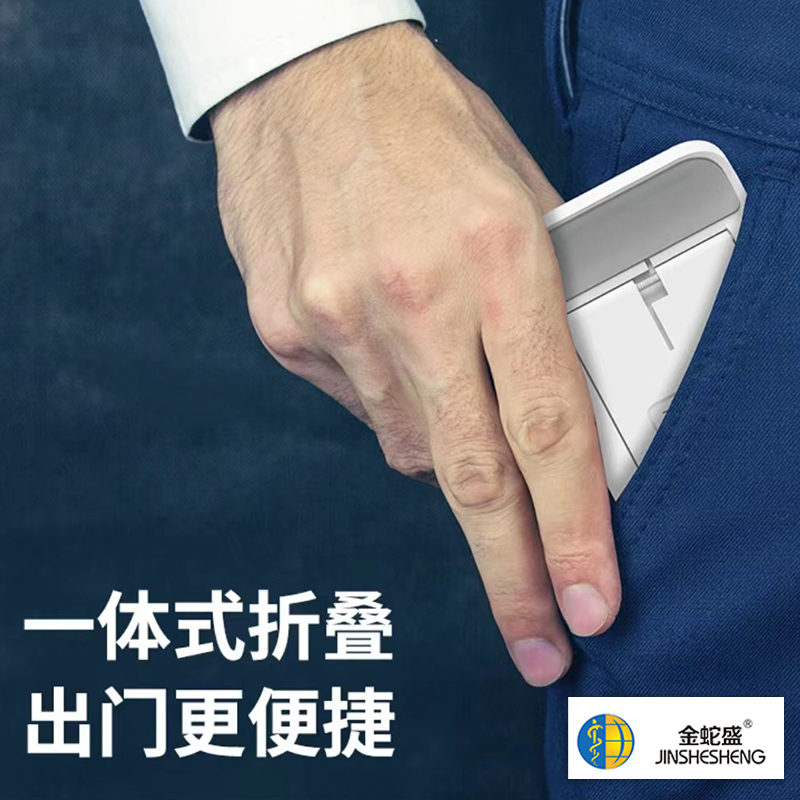 Jinshesheng brand silicone anti-slip, exquisite, compact, stable and adjustable portable foldable phone and tablet stand details Picture
