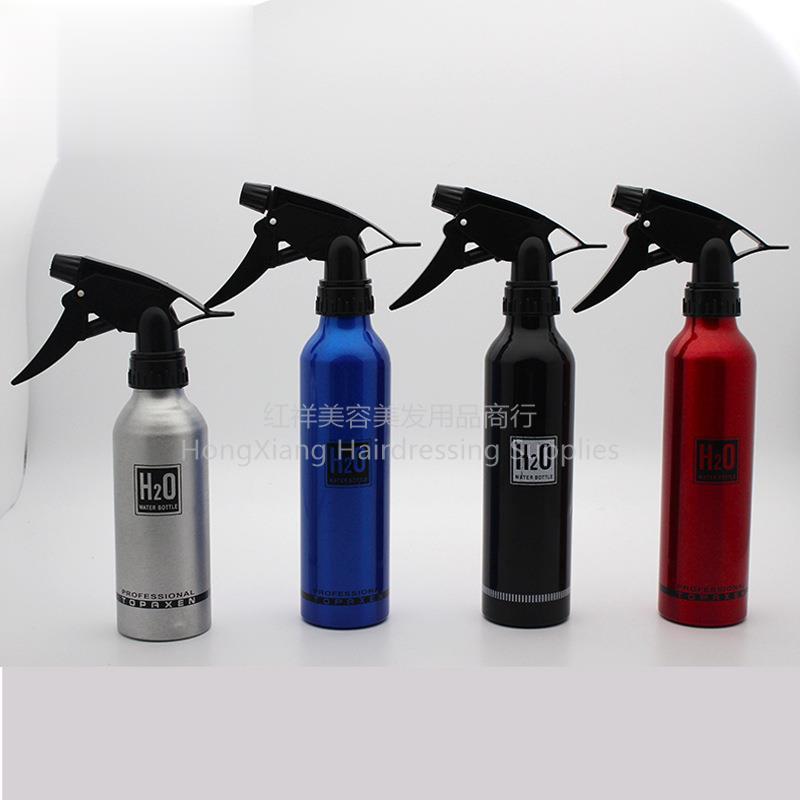 Hairstylist special spray bottle high-pressure ultra-fine mist pressing aluminum bottle fall resistant makeup water watering flowers disinfection 300ML thumbnail
