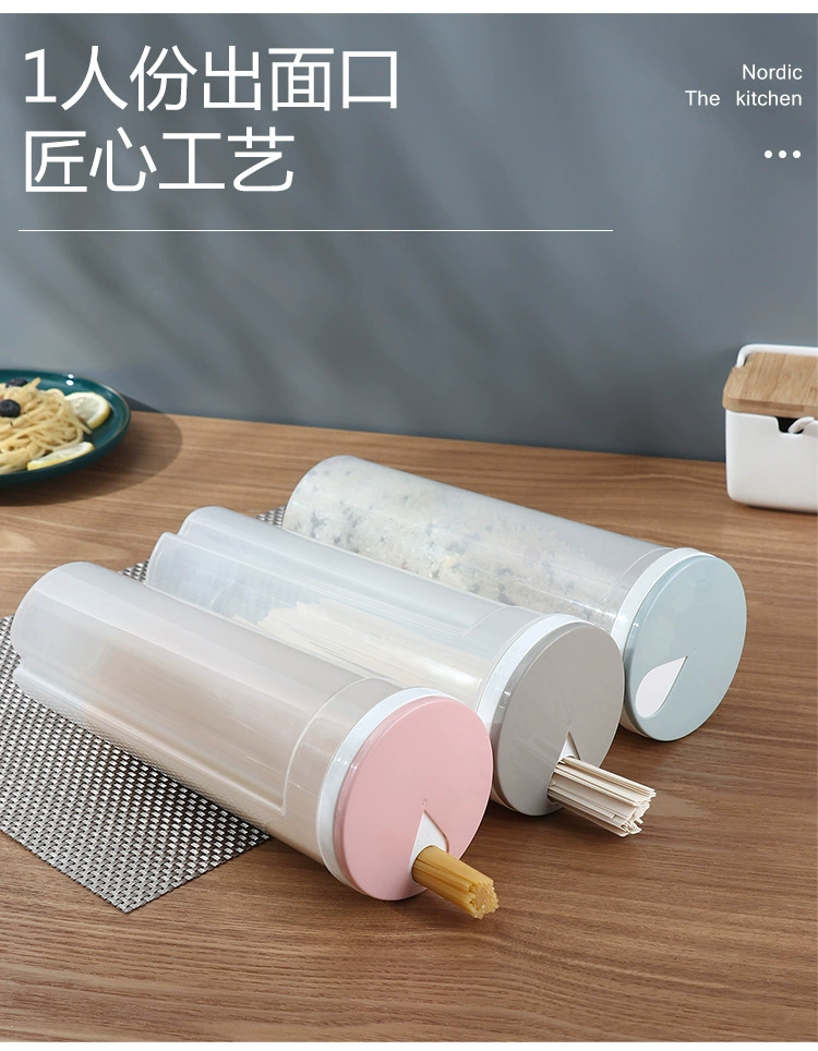 Q35-7104 Noodle storage box, food-grade sealed jar, noodle and grain storage jar, dried noodle cylinder detail image 5