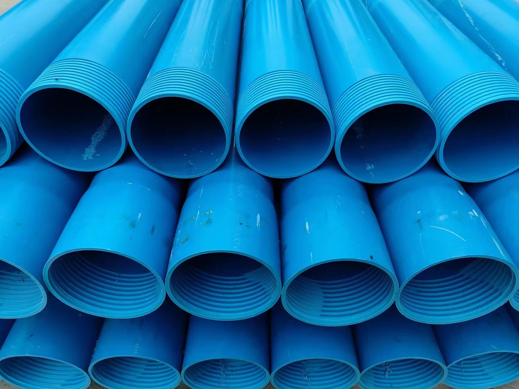 PVS pipe for sewage drainage, water supply, well wall, PVC well wall, well drilling pipe, combined pipe material, drainage pipe pic 2